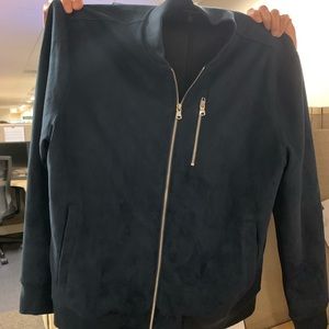BRAND NEW!! Soft and warm suede bomber jacket!